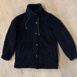 Cozy Black Sherpa Jacket